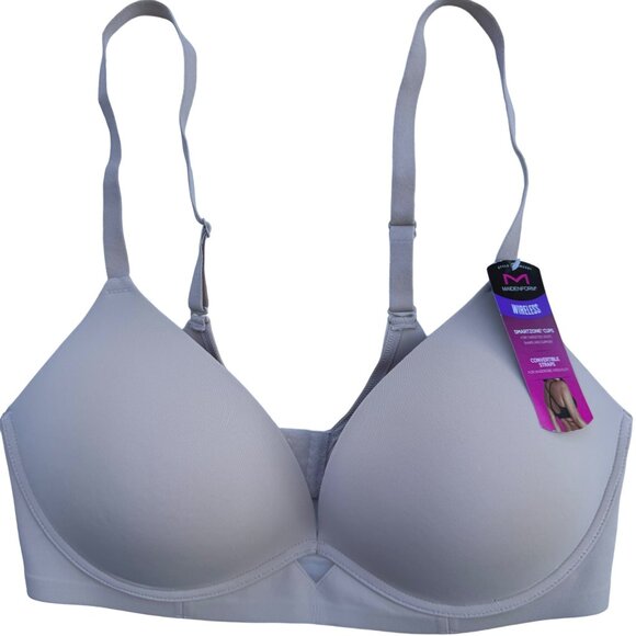 Maidenform Wireless Bra 38D Smartzone Cups Convertible Straps DM2301 Nude Color - Picture 10 of 14